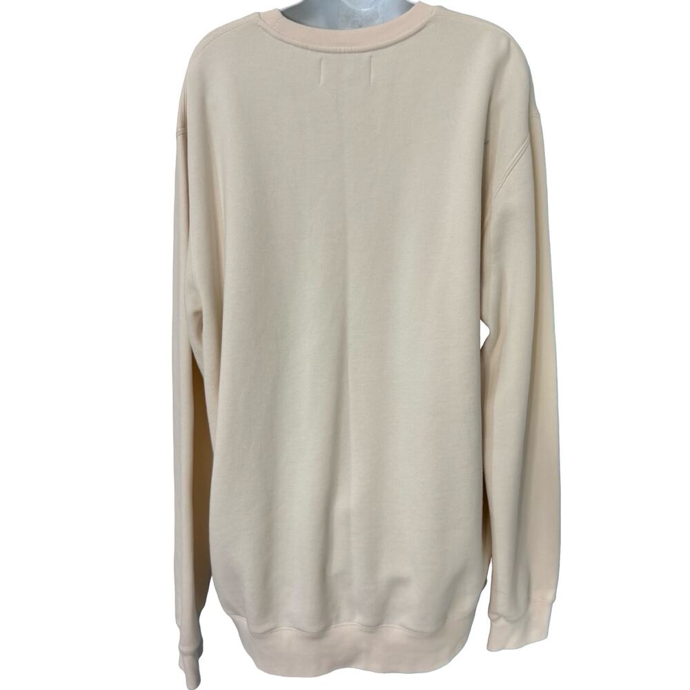 New York or Nowhere NYON Cream Purple Green Crew Neck Sweatshirt size 2X / XXL - Picture 7 of 9
